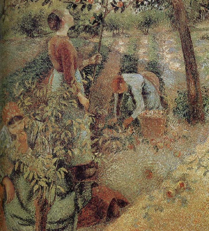 Camille Pissarro woman picking apples Germany oil painting art